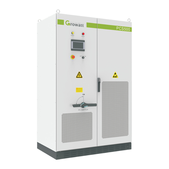Growatt PCS500 User Manual