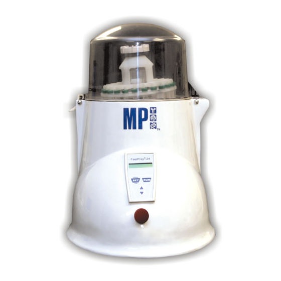 MP Biomedicals FastPrep-24 Instruction Manual