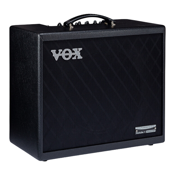 VOX Amplification Cambridge50 Owner's Manual