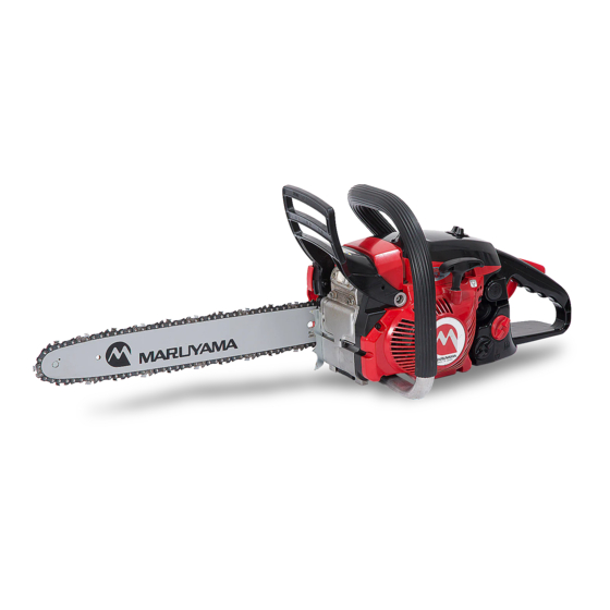 Maruyama MCV3101 Professional Chainsaw Manuals