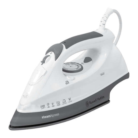 Russell Hobbs steamXpress RHC901 Warranty & Instructions
