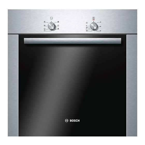 Bosch HBA20B2 0 Series Instruction Manual