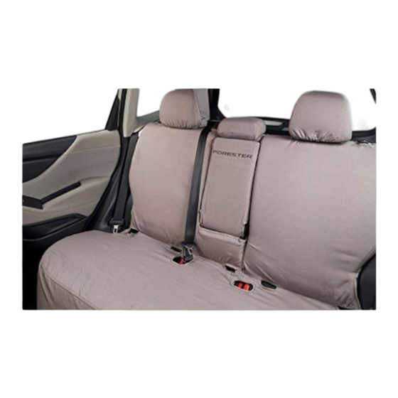 Subaru F411SSJ011 Manual
