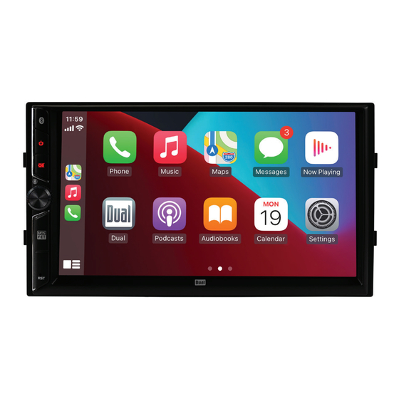 Dual XDCPA73W Installation & Owner's Manual