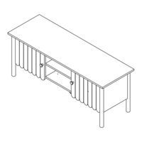 Urban Melanie Media Console Assembly Instructions Manual