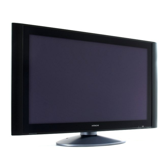 Hitachi 42PD8900TA Service Manual