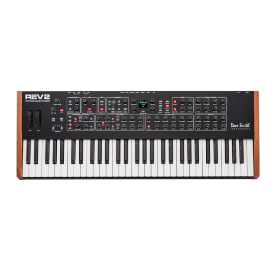 Dave Smith Instruments Prophet Rev2 User Manual