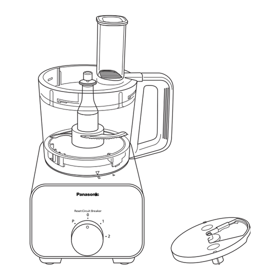 Panasonic MK-F300 Food Processor Manuals