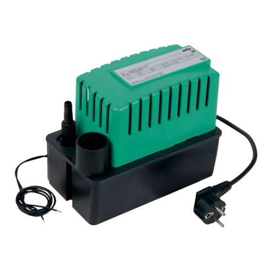 Wilo DrainLift Con Installation And Operating Instructions Manual