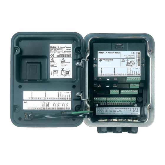 Knick Protos II 4400 Series Installation Manual