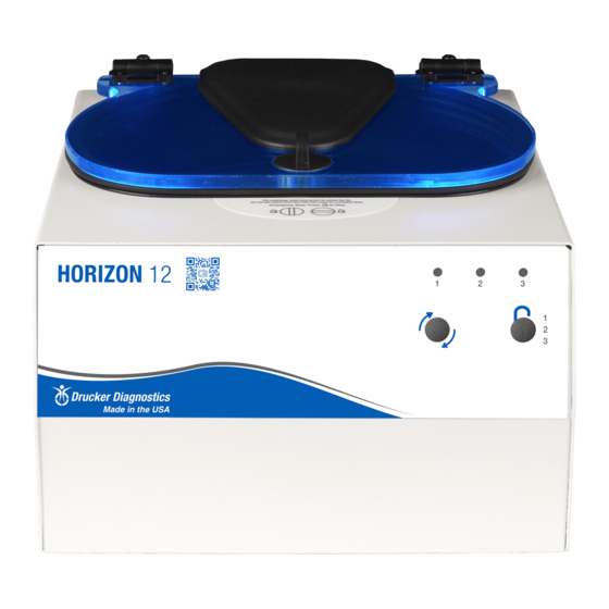 Drucker Diagnostics Horizon 12 Service Manual