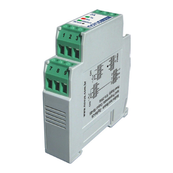 Novus DIGIRAIL-2A Instruction Manual