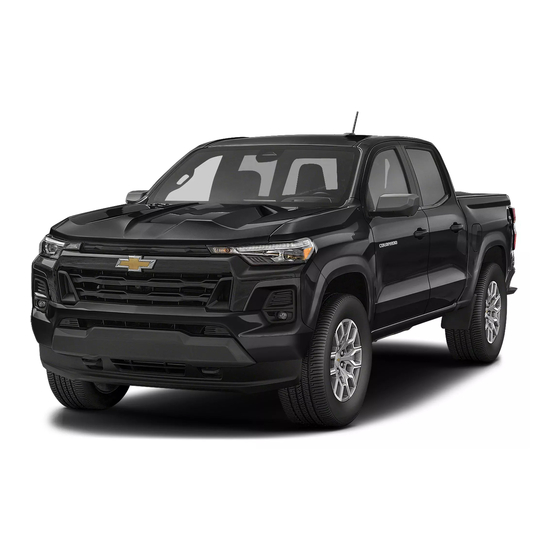 Chevrolet Colorado 2024 Manual