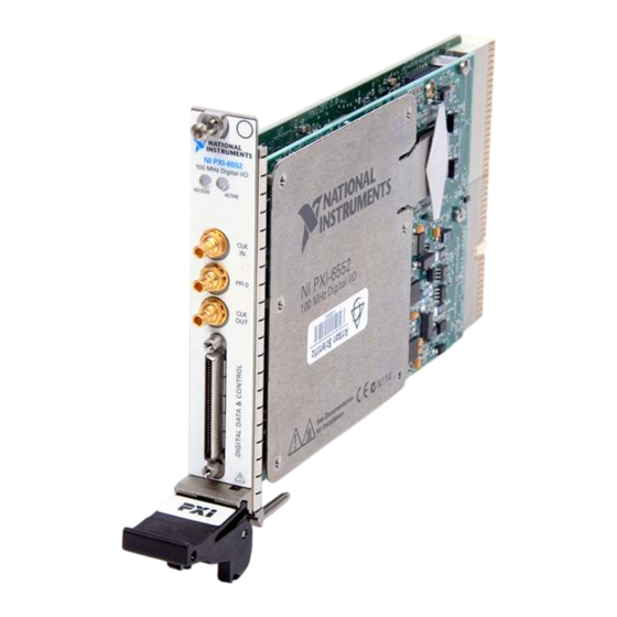 National Instruments 655 Series Getting Started Manual