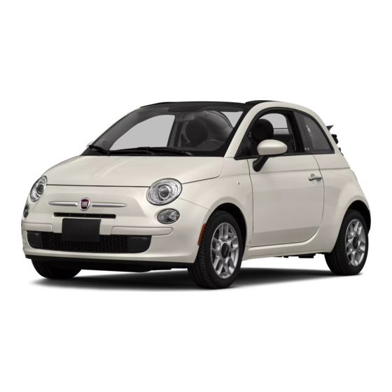 Fiat 2015 500 Owner's Manual