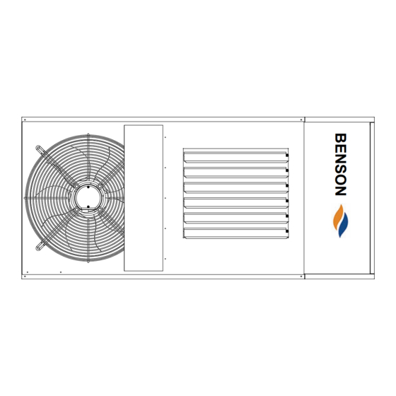 BENSON VRBD 250 User Instructions