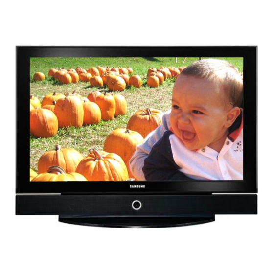 Samsung HP-R4272 Owner's Instructions Manual