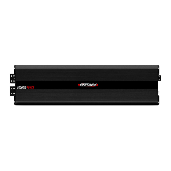 Soundigital POWER 20000.1D Installation Instructions Manual
