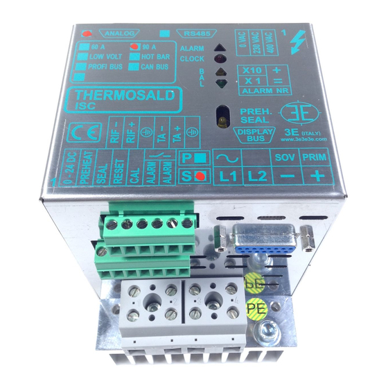 3E THERMOSALD ISC Temperature Controller Manuals