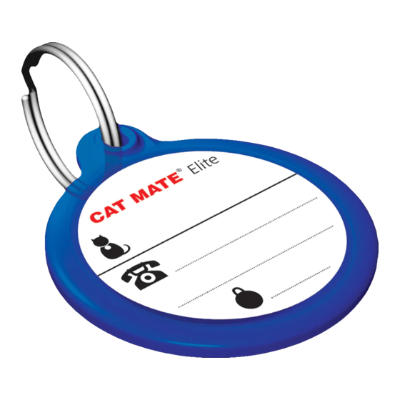 Pet Mate Cat Mate 310 Quick Start Manual