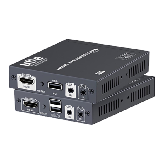 User Manuals: UTE UHKVM-70X 4K HDMI Extender