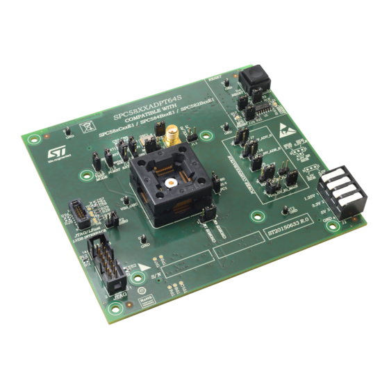 ST SPC58XXADPT64S Manuals