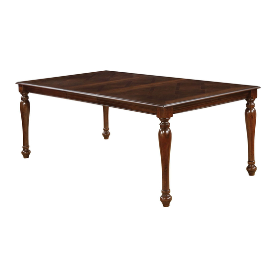 Furniture of America CM3453T Assembly Instructions Manual