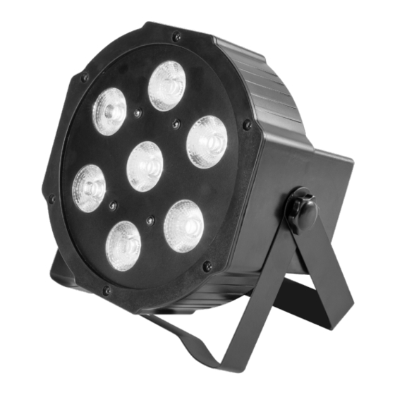 Flash LED PAR 56 7X15W RGBWA+UV 6IN1 User Manual