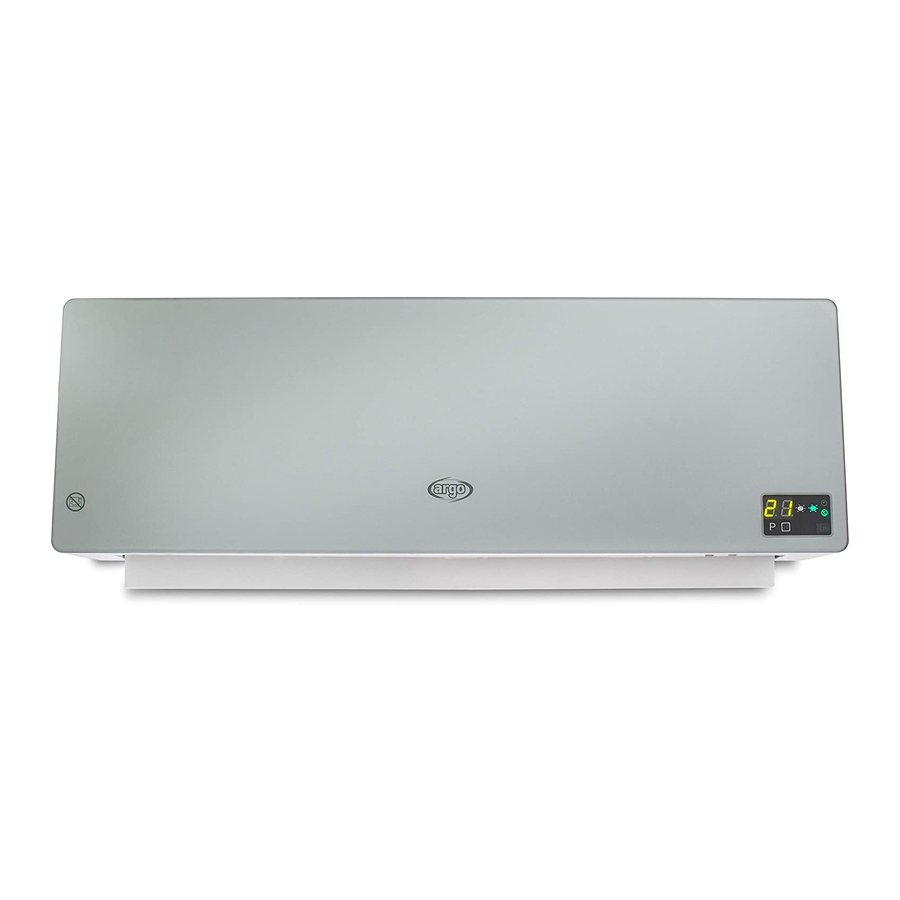 Argo Chic Silver, Chic White - Wall-Mounted Keramic Fan Heaters Manual