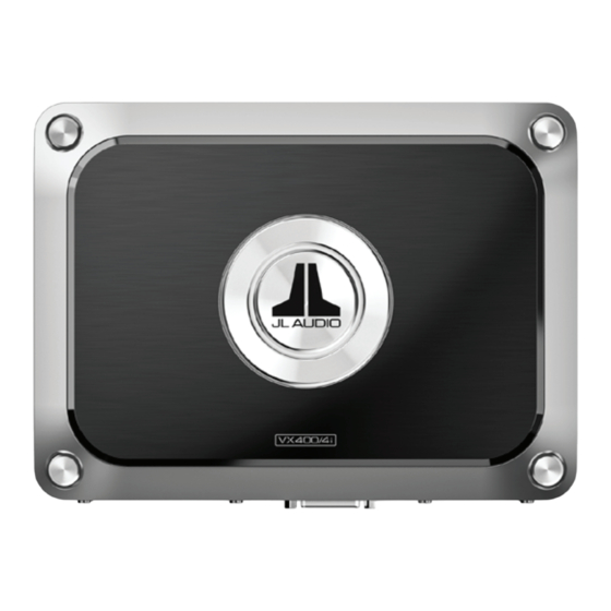 JL Audio NexD2 VX400/4i Connection Manual