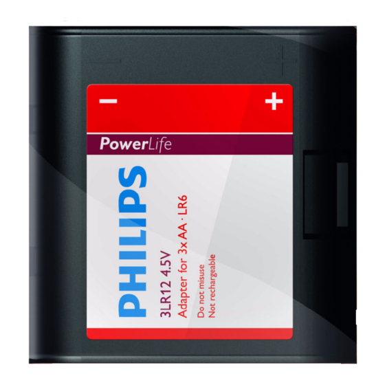 Philips PowerLife 3LR12P1B Brochure