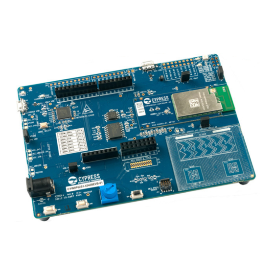 Cypress CYW9P62S1-43438EVB-01 Manual