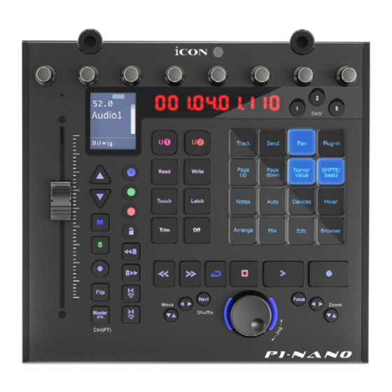 ICON P1-NANO Quick Start Manual