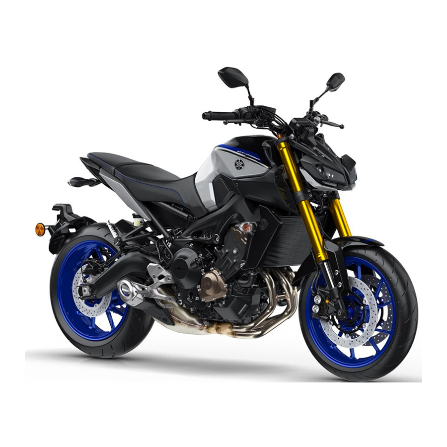 Yamaha MT-09 SP Owner's Manual