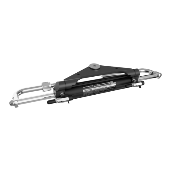 Dometic BAYSTAR FRONT MOUNT CYLINDER Installation And User Manual