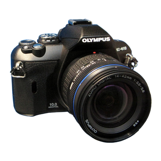 Olympus E410 - Evolt 10MP Digital SLR Camera Manual De Instrucciones