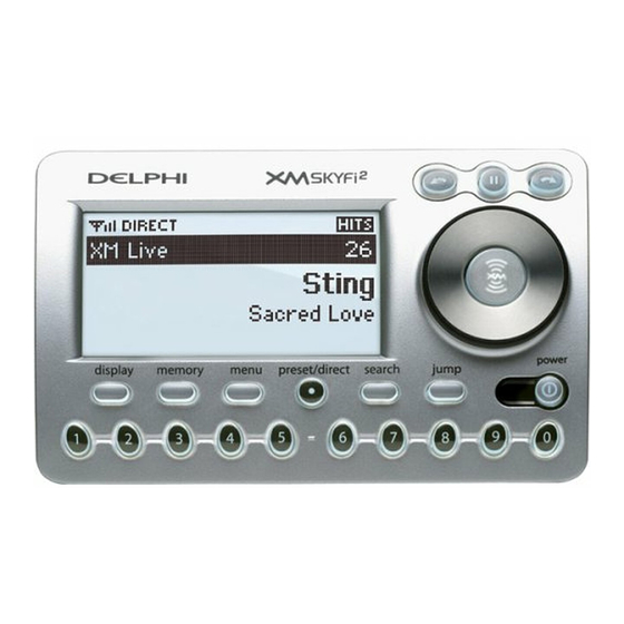 Delphi SKYFi2 Quick Manual