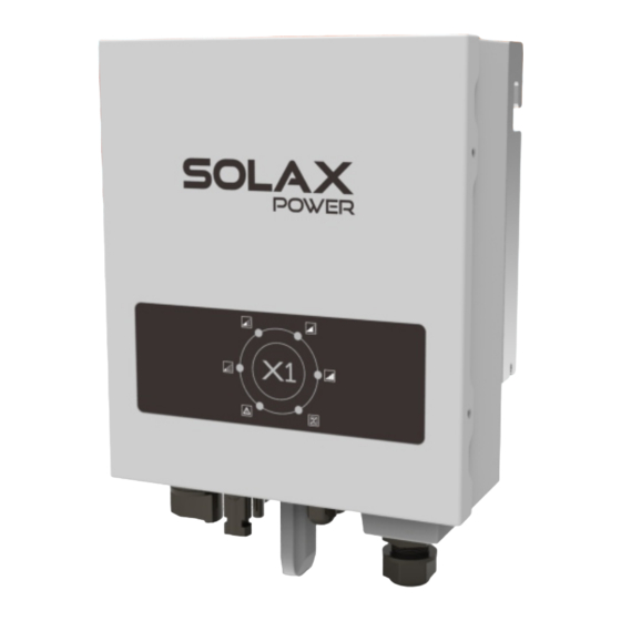 Solax X1-1.1-S-N User Manual