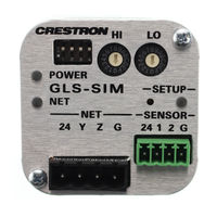 Crestron GLS-SIM Installation And Operation Manual