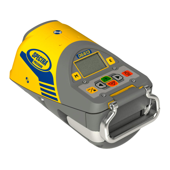 Spectra Precision DG813 How To Use Manual