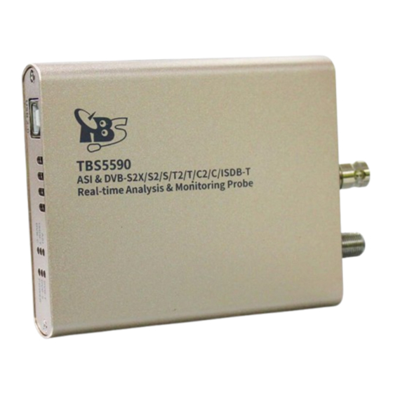 TBS technologies TBS5590 User Manual