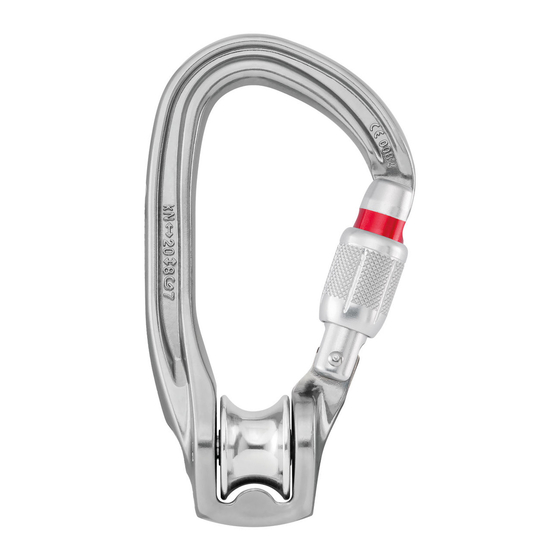Petzl ROLLCLIP A Triact Lock Technical Notice