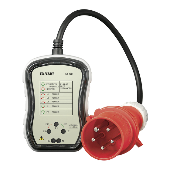 VOLTCRAFT ST-16B Operating Instructions