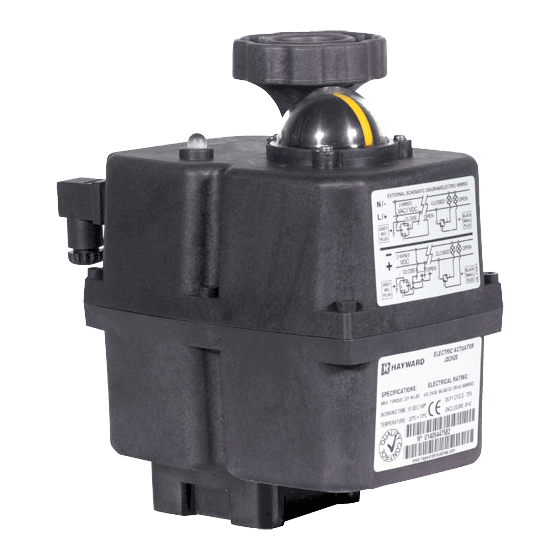 Hayward ECP Series On/Off Installation Instructions