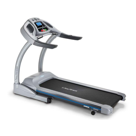 Flow Fitness Avenue TM2000 Treadmill Manuals