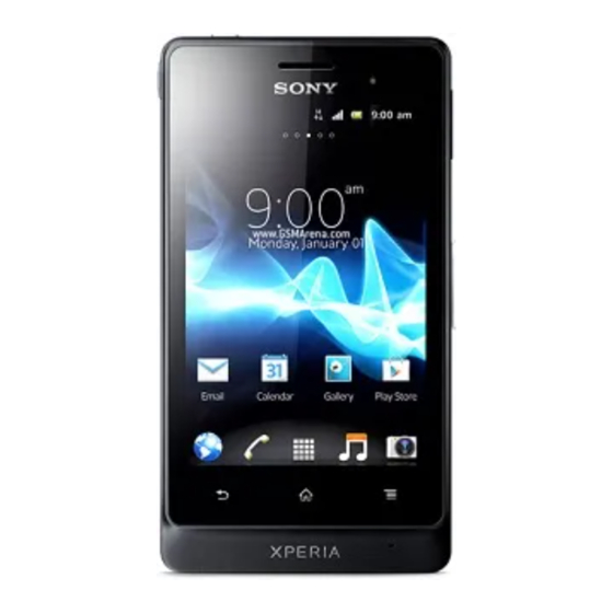 Sony XPERIA ST27i Working Instructions