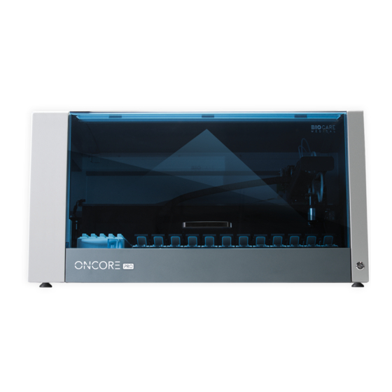 BioCare Medical PATHCOM ONCORE PRO Operating Manual