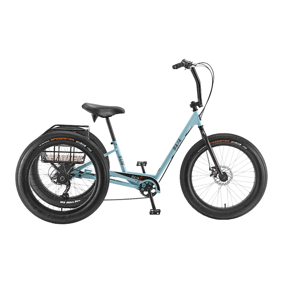 Sun Bicycles Baja Supplemental Owner's Manual