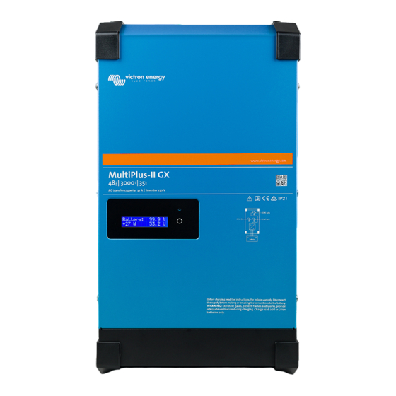 Victron energy MultiPlus-II 48/3000/35-32 230V GX Manual