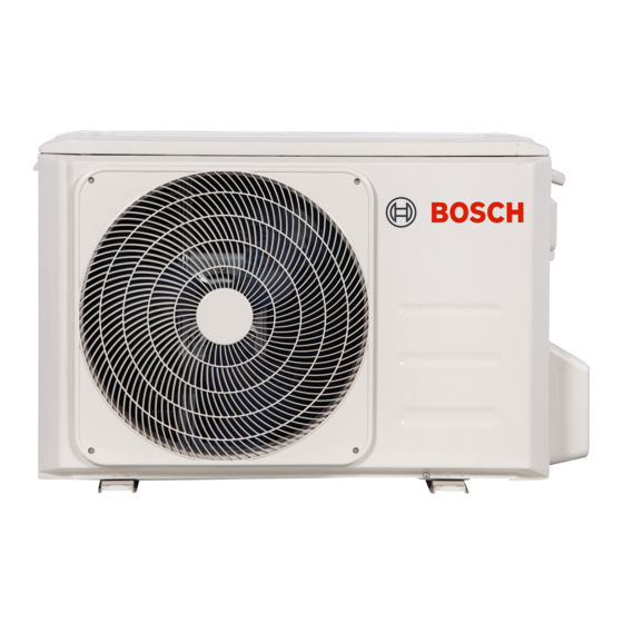Bosch Climate 5000 MS Series Installation Instructions Manual